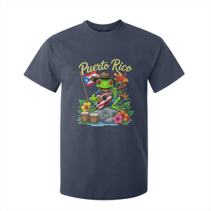 Hispanic Heritage Month T Shirt For Kid Taino Boricua Coqui Frog Puerto Rico