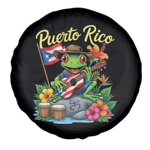 Hispanic Heritage Month Spare Tire Cover Taino Boricua Coqui Frog Puerto Rico
