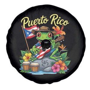 Hispanic Heritage Month Spare Tire Cover Taino Boricua Coqui Frog Puerto Rico