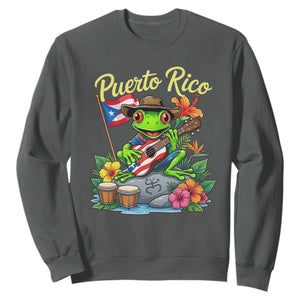 Hispanic Heritage Month Sweatshirt Taino Boricua Coqui Frog Puerto Rico