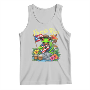 Hispanic Heritage Month Tank Top Taino Boricua Coqui Frog Puerto Rico