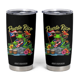Hispanic Heritage Month Tumbler Cup Taino Boricua Coqui Frog Puerto Rico