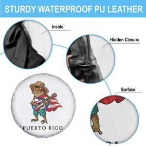 Coqui Frog Puerto Rico Spare Tire Cover Boricua Taino Island Pride
