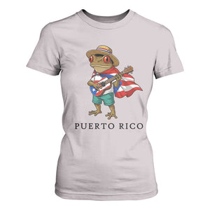 Coqui Frog Puerto Rico T Shirt For Women Boricua Taino Island Pride