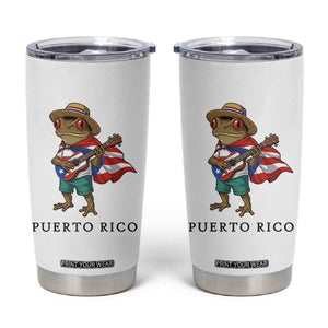 Coqui Frog Puerto Rico Tumbler Cup Boricua Taino Island Pride