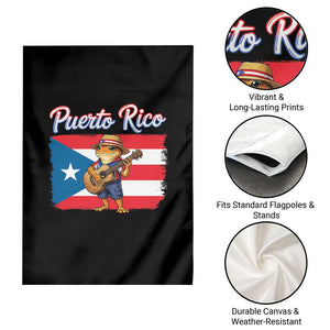 Coqui Frog Puerto Rico Flag Garden Flag Puerto Rican Taino Boricua
