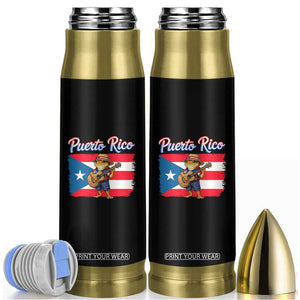 Coqui Frog Puerto Rico Flag Bullet Tumbler Puerto Rican Taino Boricua