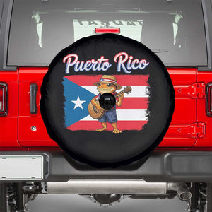 Coqui Frog Puerto Rico Flag Spare Tire Cover Puerto Rican Taino Boricua