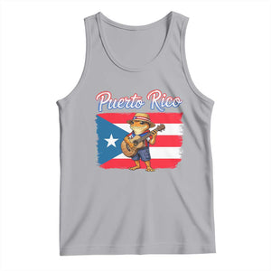 Coqui Frog Puerto Rico Flag Tank Top Puerto Rican Taino Boricua