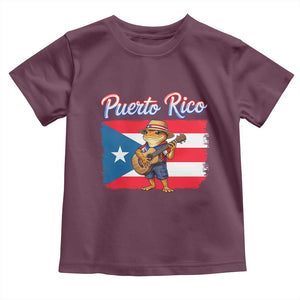 Coqui Frog Puerto Rico Flag Toddler T Shirt Puerto Rican Taino Boricua