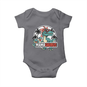 Mamasaurus Dinosaur Baby Onesie Funny Grandma Saurus Family Matching TS14 Charcoal Print Your Wear