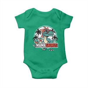 Mamasaurus Dinosaur Baby Onesie Funny Grandma Saurus Family Matching TS14 Irish Green Print Your Wear