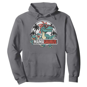 Mamasaurus Dinosaur Hoodie Funny Grandma Saurus Family Matching TS14 Charcoal Print Your Wear