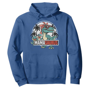 Mamasaurus Dinosaur Hoodie Funny Grandma Saurus Family Matching TS14 Royal Blue Print Your Wear