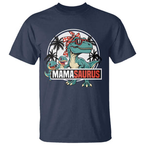 Mamasaurus Dinosaur T Shirt Funny Grandma Saurus Family Matching TS14 Navy Print Your Wear