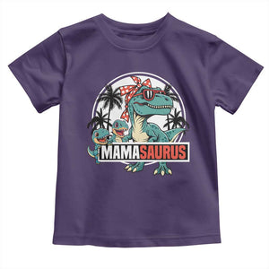 Mamasaurus Dinosaur Toddler T Shirt Funny Grandma Saurus Family Matching TS14 Purple Print Your Wear
