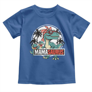 Mamasaurus Dinosaur Toddler T Shirt Funny Grandma Saurus Family Matching TS14 Royal Blue Print Your Wear