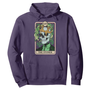 Skeleton Smokes Hoodie The Stoner Weed Lover Cannabis 420 TS14 Purple Print Your Wear