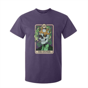 Skeleton Smokes T Shirt For Kid The Stoner Weed Lover Cannabis 420 TS14 Purple Print Your Wear