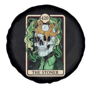 Skeleton Smokes Spare Tire Cover The Stoner Weed Lover Cannabis 420 TS14 Print Your Wear