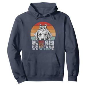 Every Snack You Make Hoodie Funny Dog Cat Lovers TS14 Navy Print Your Wear