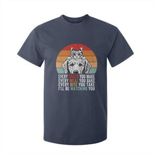 Every Snack You Make T Shirt For Kid Funny Dog Cat Lovers TS14 Navy Print Your Wear