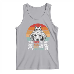 Every Snack You Make Tank Top Funny Dog Cat Lovers TS14 Athletic Heather Print Your Wear