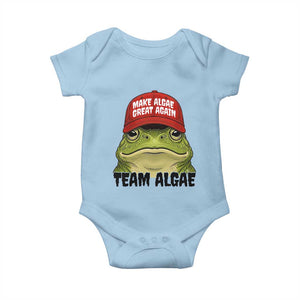 Make Algae Great Again Baby Onesie Funny Political Satire Nature Lover Gift TS14 Light Blue Print Your Wear