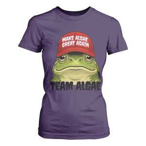 Make Algae Great Again T Shirt For Women Funny Political Satire Nature Lover Gift TS14 Purple Print Your Wear