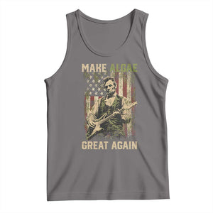 Make Algae Great Again Tank Top Funny Lincoln Political Satire Humor TS14 Deep Heather Print Your Wear
