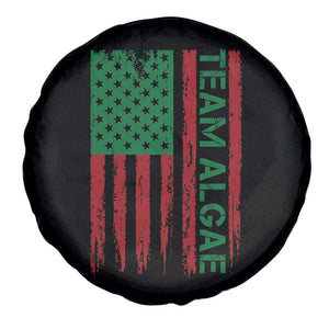 Team Algae Spare Tire Cover Funny Make Algae Great Again American Flag Political Meme TS14 Print Your Wear