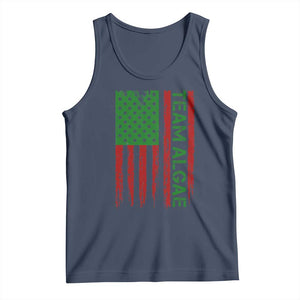 Team Algae Tank Top Funny Make Algae Great Again American Flag Political Meme TS14 Navy Print Your Wear