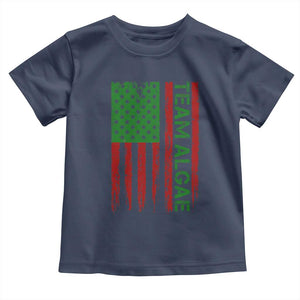 Team Algae Toddler T Shirt Funny Make Algae Great Again American Flag Political Meme TS14 Navy Print Your Wear