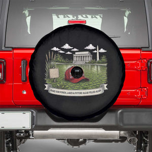 Make Algae Great Again Spare Tire Cover Funny Political Satire Humor TS14 Black Print Your Wear