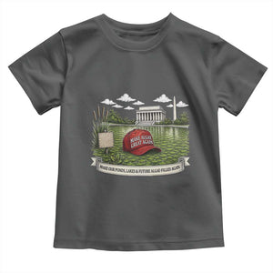 Make Algae Great Again Toddler T Shirt Funny Political Satire Humor TS14 Dark Heather Print Your Wear