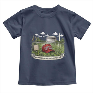 Make Algae Great Again Toddler T Shirt Funny Political Satire Humor TS14 Navy Print Your Wear