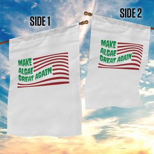 Make Algae Great Again Garden Flag Funny Political Satire American Flag Meme TS14 Print Your Wear