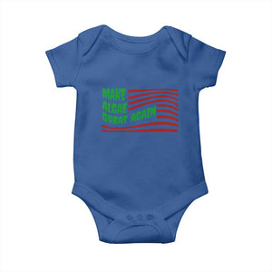 Make Algae Great Again Baby Onesie Funny Political Satire American Flag Meme TS14 Royal Blue Print Your Wear