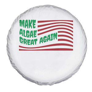 Make Algae Great Again Spare Tire Cover Funny Political Satire American Flag Meme TS14 Print Your Wear