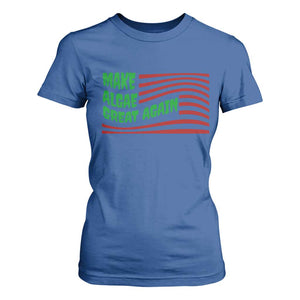 Make Algae Great Again T Shirt For Women Funny Political Satire American Flag Meme TS14 Royal Blue Print Your Wear