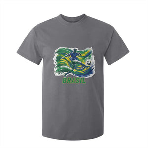 Brazil Soccer Fan T Shirt For Kid Brasil Flag Football Game Day Supporter TS14 Print Your Wear
