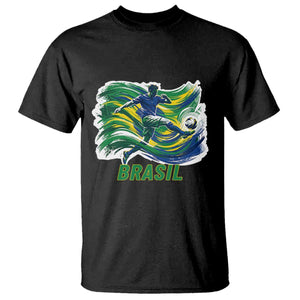 Brazil Soccer Fan T Shirt Brasil Flag Football Game Day Supporter TS14 Black Print Your Wear