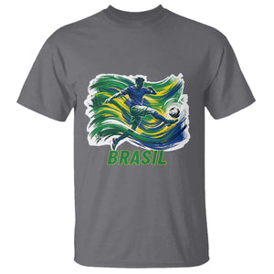 Brazil Soccer Fan T Shirt Brasil Flag Football Game Day Supporter TS14 Print Your Wear