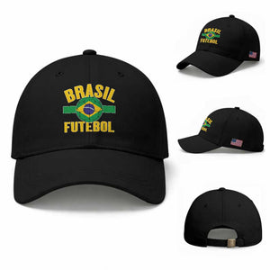 Brazil Soccer Football Fan Brasil Flag Baseball Cap TS14 Baseball Cap Universal Fit Black Print Your Wear