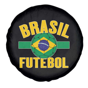 Brazil Soccer Football Fan Brasil Flag Spare Tire Cover TS14 Print Your Wear