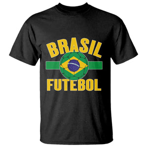 Brazil Soccer Football Fan Brasil Flag T Shirt TS14 Black Print Your Wear