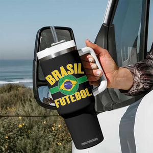 Brazil Soccer Football Fan Brasil Flag Tumbler With Handle TS14 Print Your Wear