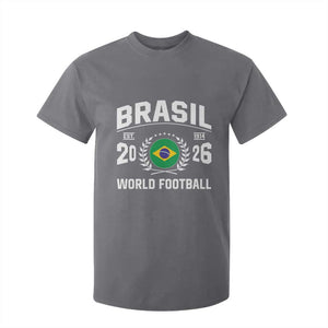 Brasil Flag Brazil Soccer Football Fan T Shirt For Kid TS14 Print Your Wear
