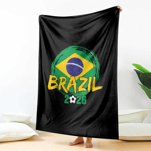 Brazil Soccer Fan Brasil Flag Throw Blanket Brazilian Football Game Day Supporter TS14 Print Your Wear