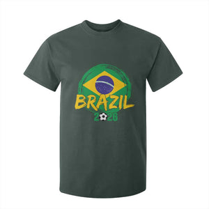 Brazil Soccer Fan Brasil Flag T Shirt For Kid Brazilian Football Game Day Supporter TS14 Print Your Wear